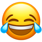 face with tears of joy