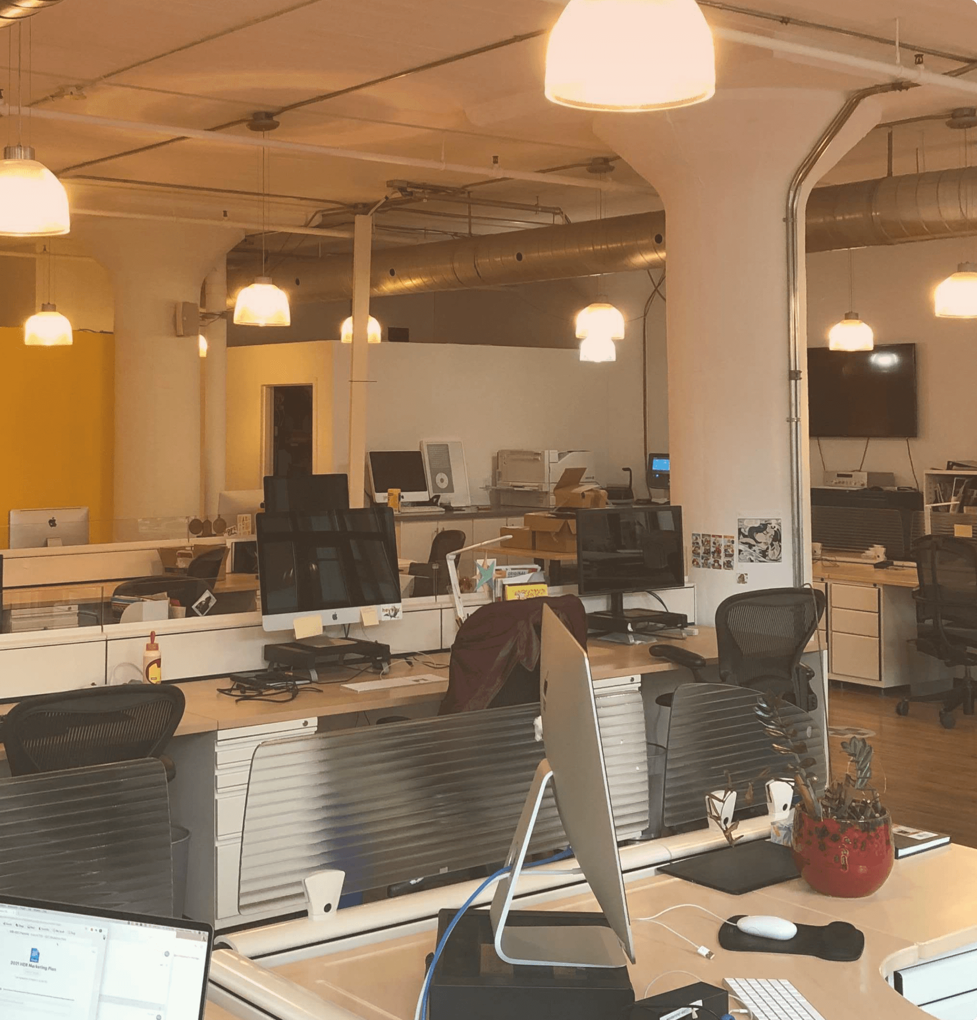 Context Creative’s empty office space